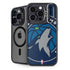 NBA Minnesota Timberwolves Large Logo iPhone 15 Pro Kickstand Case